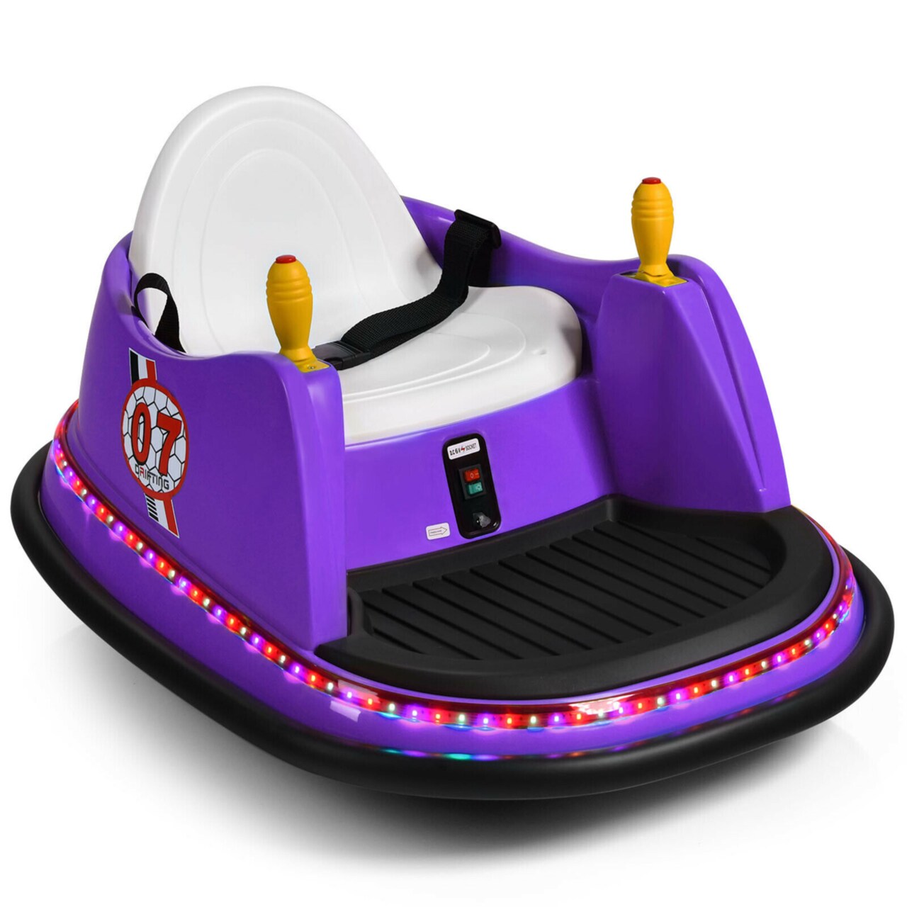 Gymax 6V Kids Ride On Bumper Car Vehicle 360 Degree Spin Toy w/ Remote Control